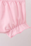 Rainbow stripe butterfly smocked ruffle bloomer set - Aaria Tees Aaria Tees