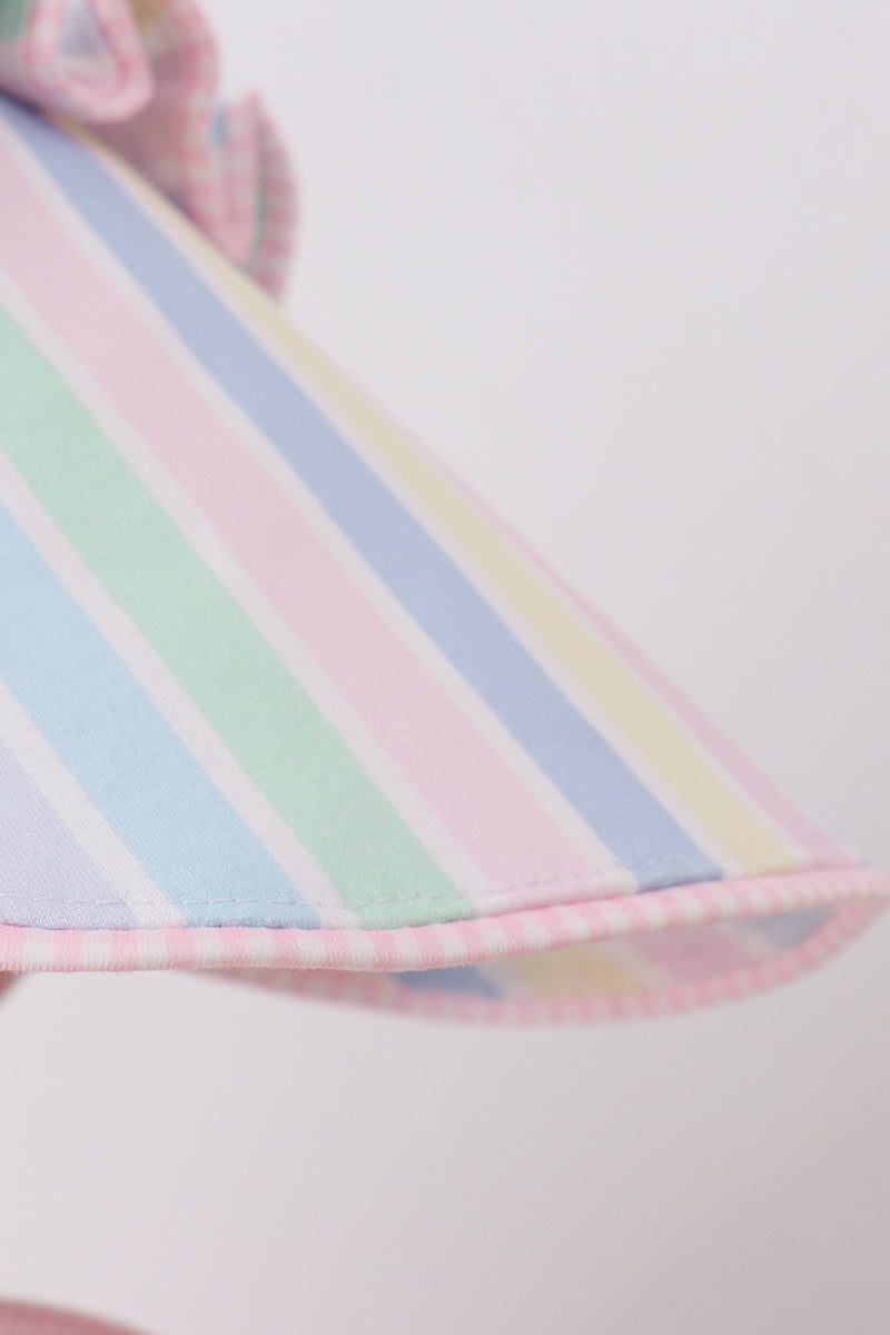 Rainbow stripe bonnet - Aaria Tees Aaria Tees