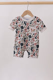Camo Duck Embroidered Romper Aaria Tees