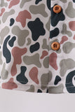 Camo Duck Embroidered Button Down Shirt Aaria Tees
