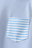 Blue Stripe Bubble Aaria Tees