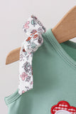 Sage Chicken Applique Bloomer Set Aaria Tees
