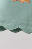Sage Chicken Applique Bloomer Set Aaria Tees