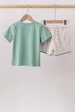Sage Chicken Applique Set Aaria Tees