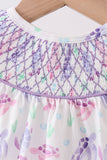 Purple Sea Turtle Smocked Bubble Aaria Tees