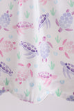 Purple Sea Turtle Smocked Set Aaria Tees