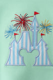 Green Castle Applique Bubble - Aaria Tees Aaria Tees