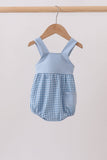 Blue Plaid Bubble Aaria Tees