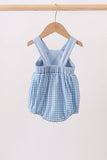 Blue Plaid Bubble Aaria Tees