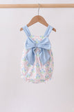 Blue Hydrangea Bow Bubble Aaria Tees