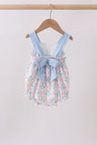 Blue Hydrangea Bow Bubble Aaria Tees