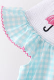 Blue Umbrella Smocked Set Aaria Tees