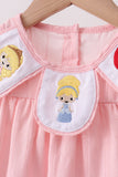 Pink Princess Embroidered Jacquard Bloomer Set - Aaria Tees Aaria Tees