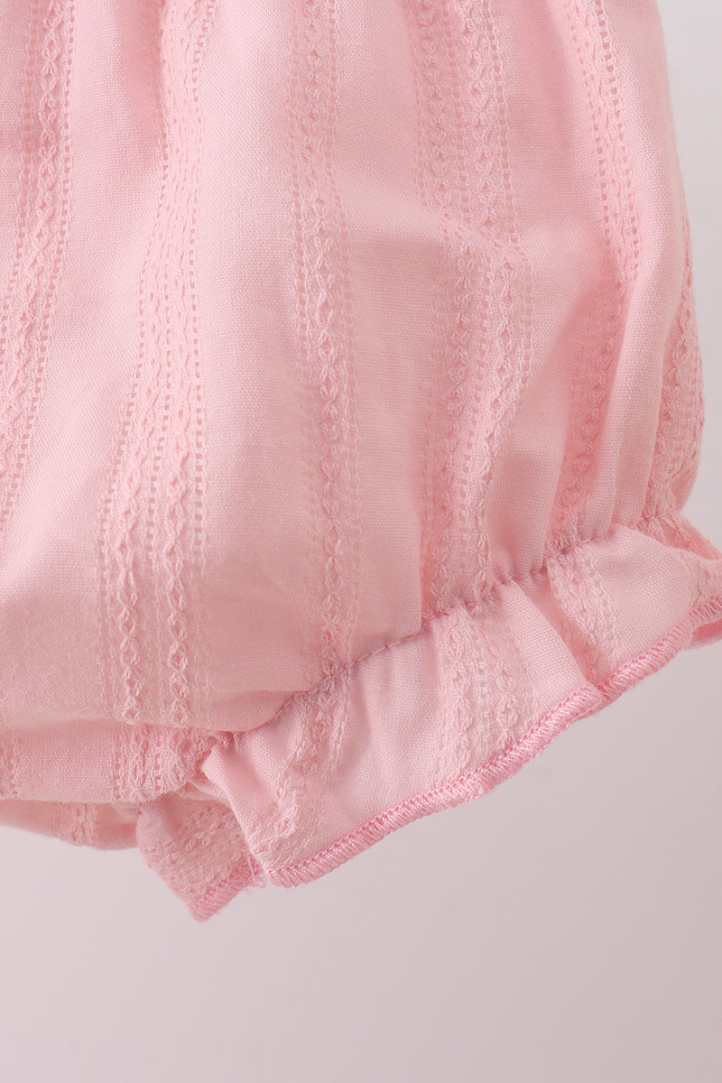 Pink Princess Embroidered Jacquard Bloomer Set - Aaria Tees Aaria Tees
