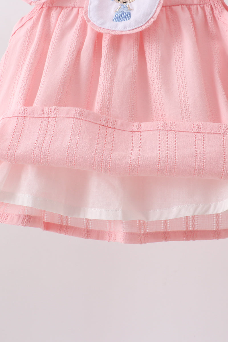Pink Princess Embroidered Jacquard Bloomer Set - Aaria Tees Aaria Tees