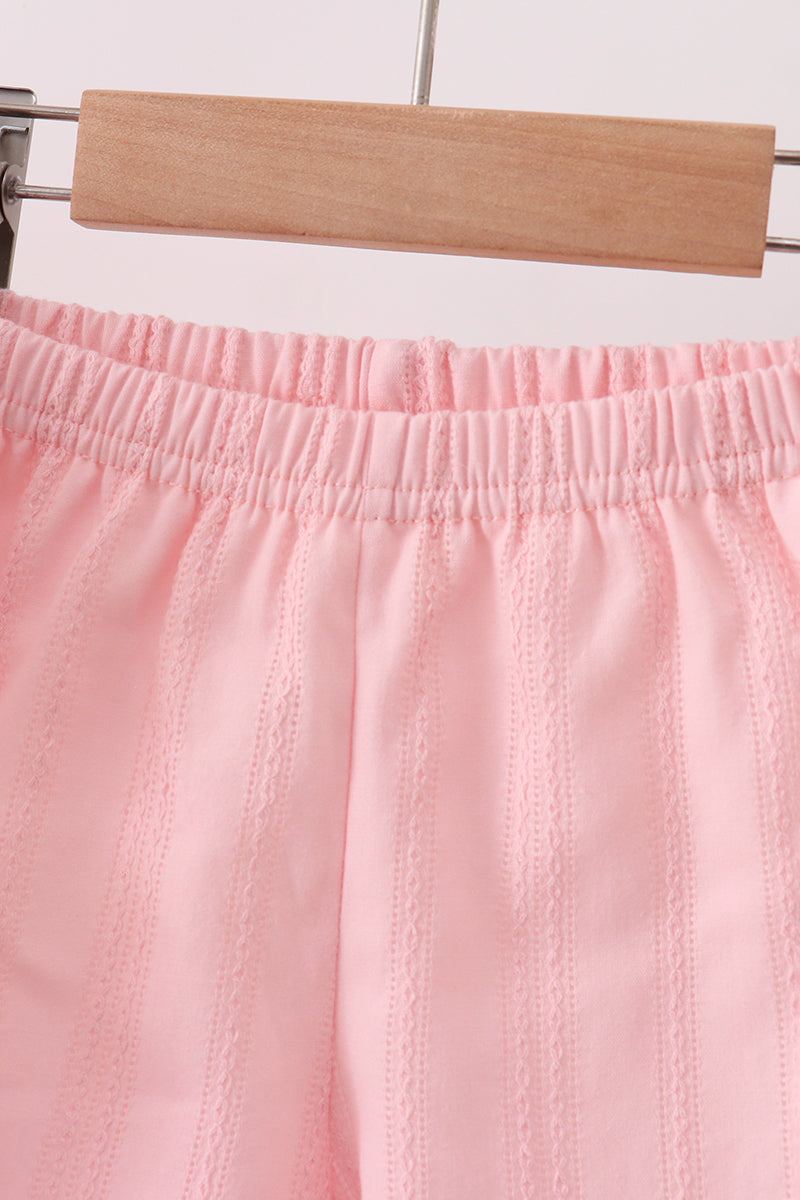Pink Princess Embroidered Jacquard Set - Aaria Tees Aaria Tees