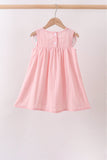 Pink Princess Embroidered Jacquard Dress - Aaria Tees Aaria Tees