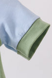 Blue&green Stripe Bubble Aaria Tees