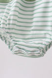 Blue&green Stripe Bubble Aaria Tees
