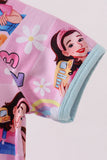 Pink Character Bamboo Romper - Aaria Tees Aaria Tees