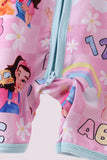 Pink Character Bamboo Romper - Aaria Tees Aaria Tees