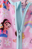 Pink Character Bamboo Romper - Aaria Tees Aaria Tees