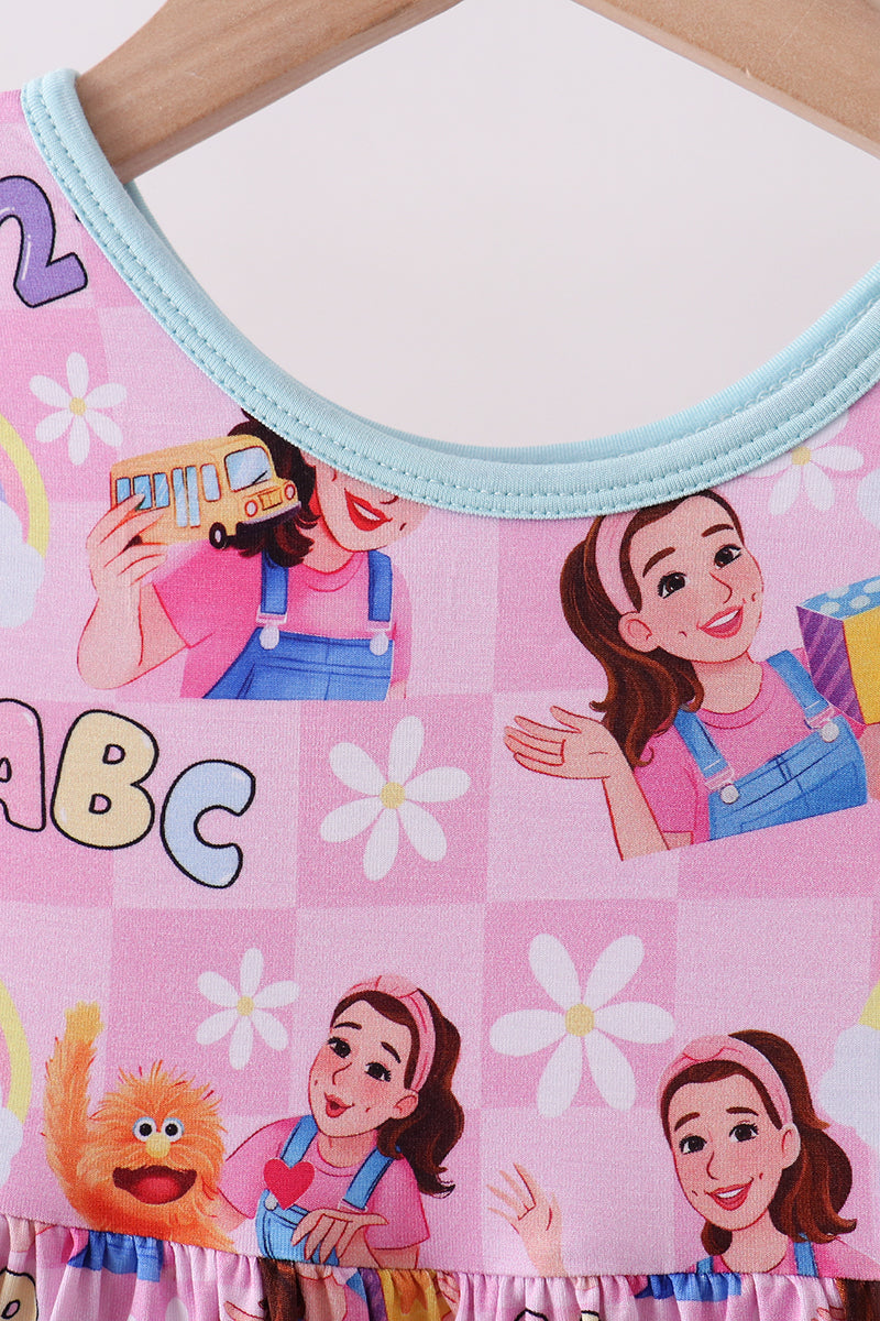 Pink Character Bamboo Set - Aaria Tees Aaria Tees