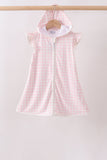 Pink Plaid UPF Swim Coverup Aaria Tees