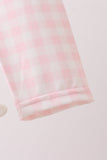 Pink Plaid UPF Rashguard Aaria Tees