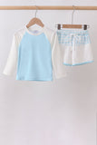 Blue Plaid UPF Swim Set Aaria Tees