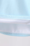 Blue Plaid UPF Swim Set Aaria Tees