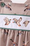 Green Mallard Embroidered Bubble Aaria Tees