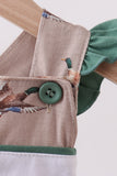 Green Mallard Embroidered Bubble Aaria Tees