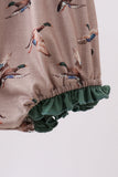 Green Mallard Embroidered Bubble Aaria Tees