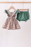 Green Mallard Embroidered Bloomer Set Aaria Tees