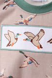 Green Mallard Embroidered Bubble Aaria Tees