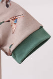 Green Mallard Embroidered Bubble Aaria Tees