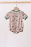 Green Mallard Embroidered Bubble Aaria Tees