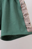 Green Mallard Embroidered Set Aaria Tees