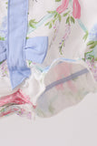 Blue Hydrangea Bow Bubble Aaria Tees
