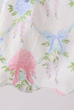 Blue Hydrangea Bow Bloomer Set Aaria Tees