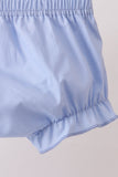 Blue Hydrangea Bow Bloomer Set Aaria Tees