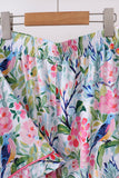 Pink Floral Bamboo Pajamas Women Set Aaria Tees