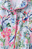 Pink Floral Bamboo Pajamas Women Set Aaria Tees