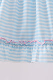 Blue Ice Cream Applique Bloomer Set - Aaria Tees Aaria Tees