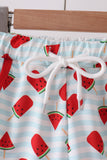 Red Watermelon UPF Swim Trunks Aaria Tees