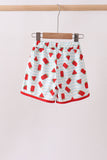 Red Watermelon UPF Swim Trunks Aaria Tees