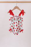 Red Watermelon UPF Swim One-Piece Aaria Tees