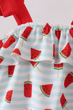 Red Watermelon UPF Swim One-Piece Aaria Tees