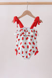 Red Watermelon UPF Swim One-Piece Aaria Tees